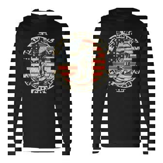 Heads Carolina Tail California Retro Vintage Country Long Sleeve T-Shirt - Monsterry
