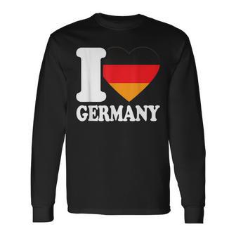 With I Heart Deutschland I Heart Germany Germany Flag Langarmshirts - Geschenkecke