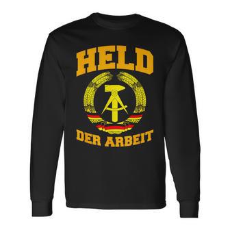 Held Der Arbeithammer & Compass Ddr Symbol Langarmshirts - Geschenkecke