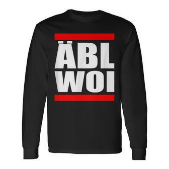 Hessisch Äbl Woi Apfelwein Äppler Oder Bembel Langarmshirts - Geschenkecke