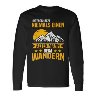 Hikung Underschätze Niemal Eine Alten Mann Weim Hikern S Langarmshirts - Geschenkecke