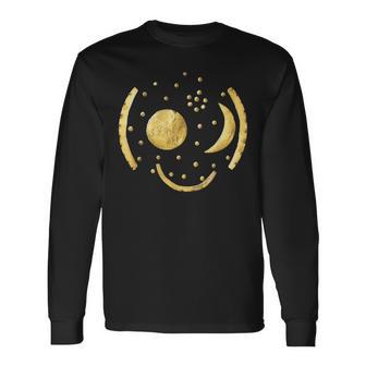 Himmelsscheibeon Nebra Only Gold Langarmshirts - Geschenkecke