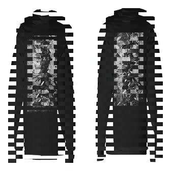 Hip Hop Urbano Y2kintage Hipster Edgy Streetwear Samurai Maglietta a maniche lunghe - Novitaregali