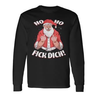 Ho Ho Fick Dich Christmas I Anti Christmas Langarmshirts - Geschenkecke