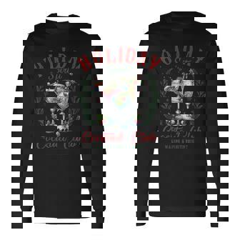 Holiday Spirit Cocktail Club Christmas Cocktail Drink Long Sleeve T-Shirt - Thegiftio