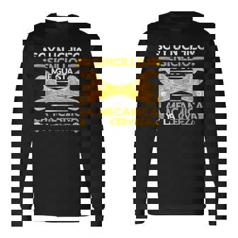 Hombre Mecánico Cerveza Chico Sencillo Mecanica Cerveza Camiseta de manga larga - Regaloses