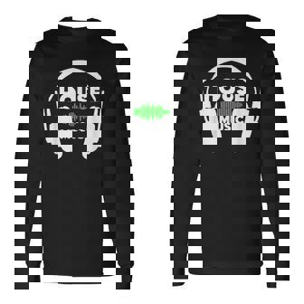 House Music Electrónica Para Dj Camiseta de manga larga - Regaloses