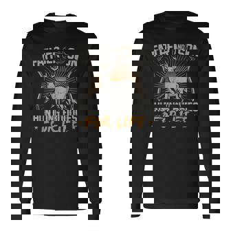 Hunting For Hunter For Dad And Son Fathersday Long Sleeve T-Shirt - Monsterry