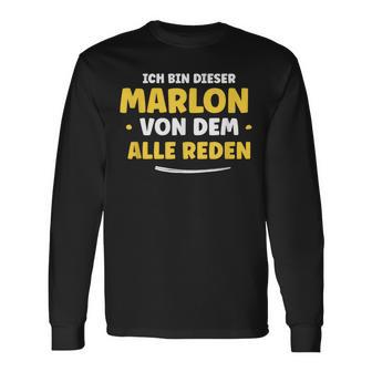 Ich Bin Dieser Marlon Langarmshirts - Geschenkecke