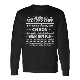 Ich Bin Ein Stolzer Chef Langarmshirts - Geschenkecke