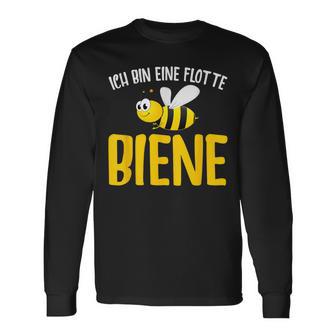 Ich Bin Eine Flotte Biene Langarmshirts - Geschenkecke