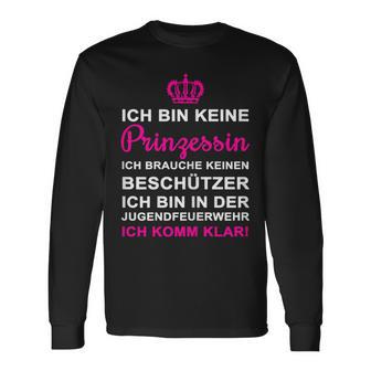 Ich Bin Keine Prinzessin Ich Bin Keine Prinzessin Langarmshirts - Geschenkecke