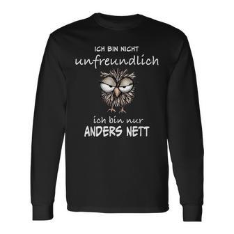 Ich Bin Nicht Gemein Ich Bin Nur Anders Nett Langarmshirts - Geschenkecke