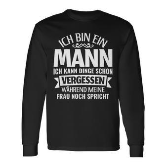 Ich Kann Dinge Schonergssen Ich Bin Ein Mann Langarmshirts - Geschenkecke