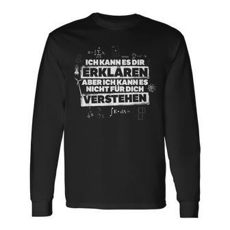 Ich Kann Es Dir Erklären Physik & Mathe Ingenieur Langarmshirts - Geschenkecke