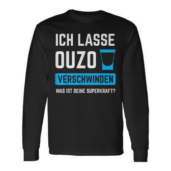 Ich Lassen Ouzoerschwinden Schnaps Greece Langarmshirts - Geschenkecke