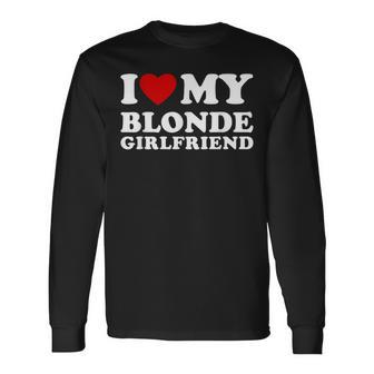 Ich Liebe Meine Blonde Freund Langarmshirts - Geschenkecke