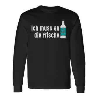 Ich Muss An Die Frische Air X Liqueur Mint Peppermint Liqueur Langarmshirts - Geschenkecke