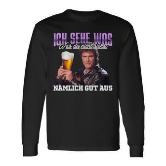 Ich Sehe Was Was Du Nicht Siehst Nämlich Gut Aus Bier Langarmshirts - Geschenkecke