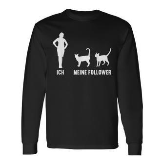 Ich Und Meine Follower Cat Kitten Cat Langarmshirts - Geschenkecke