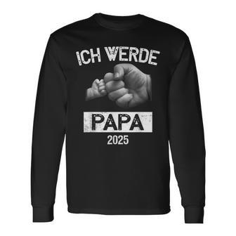 Ich Werde Papa 2025 Ich Werde Baldater Langarmshirts - Geschenkecke