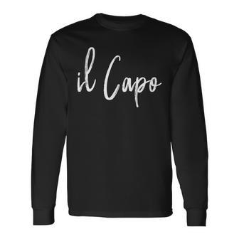 Il Capo Italian The Boss Langarmshirts - Geschenkecke