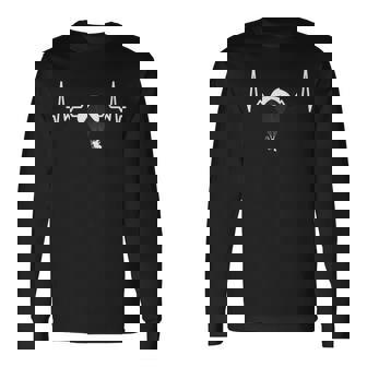 Il Mio Cuore Batte Per Il Parapendio A Motore Maglietta a maniche lunghe - Novitaregali