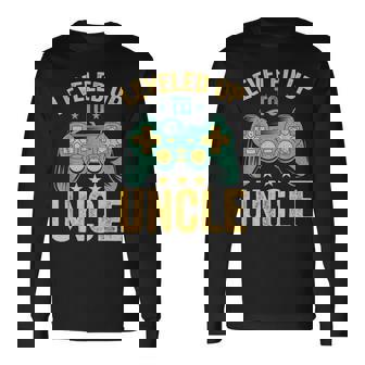 I'm Going To Be A Uncle 2025 I Leveled Up To Uncle Long Sleeve T-Shirt | Mazezy