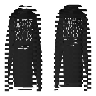 I'm With The Old Guy Matching Old Guy Costume Long Sleeve T-Shirt | Mazezy