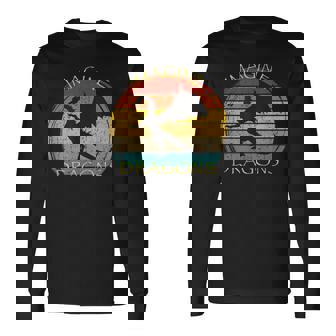 Imagina Dragones De Fantasía Mágica Y Mítica Ii Camiseta de manga larga - Regaloses