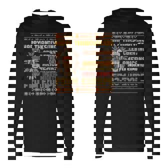 Indigenous Thanksgiving American Fed Undocumented Immigrants Long Sleeve T-Shirt - Seseable