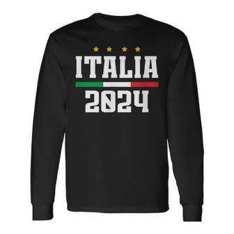 Italien 2024 Italien Flagge Urlaub Reise Langarmshirts - Seseable