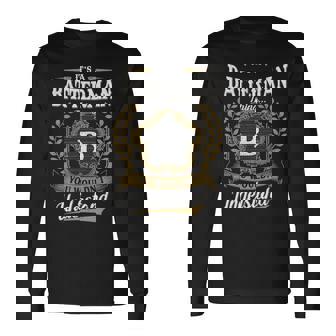 It's A Batterman Thing You Wouldn't Understand Personalized Last Name Batterman Family Crest Coat Of Arm Long Sleeve T-Shirt - Thegiftio