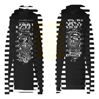 Its A Brady Thing You Wouldnt Understand Name Vintage Long Sleeve T-Shirt - Thegiftio