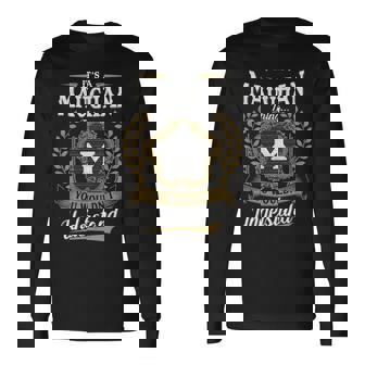 It's A Maughan Thing You Wouldn't Understand Personalized Last Name Maughan Family Crest Coat Of Arm Long Sleeve T-Shirt - Seseable