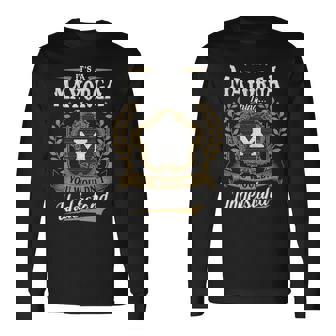 It's A Mayorga Thing You Wouldn't Understand Personalized Last Name Mayorga Family Crest Coat Of Arm Long Sleeve T-Shirt | Seseable UK