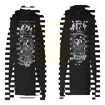 It's A Mercy Thing You Wouldn't Understand Name Vintage Long Sleeve T-Shirt - Thegiftio