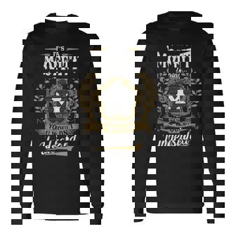 It's A Moffitt Thing You Wouldn't Understand Personalized Last Name Moffitt Family Crest Coat Of Arm Long Sleeve T-Shirt - Seseable