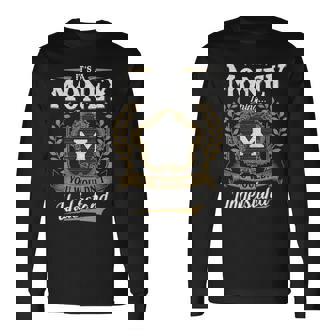 It's A Money Thing You Wouldn't Understand Personalized Last Name Money Family Crest Coat Of Arm Long Sleeve T-Shirt - Seseable