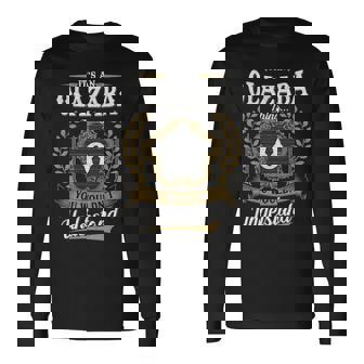 It's An Olazaba Thing You Wouldn't Understand Personalized Last Name Olazaba Family Crest Coat Of Arm Long Sleeve T-Shirt - Seseable