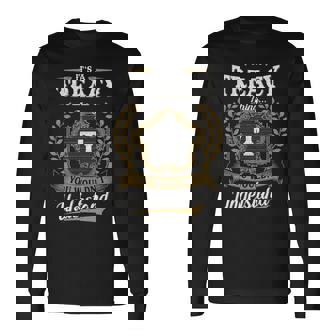 It's A Treacy Thing You Wouldn't Understand Personalized Last Name Treacy Family Crest Coat Of Arm Long Sleeve T-Shirt - Thegiftio