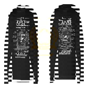 It's A Zellner Thing You Wouldn't Understand Personalized Last Name Zellner Family Crest Coat Of Arm Long Sleeve T-Shirt - Seseable