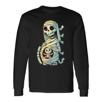I'Ve Created A Monster Halloween Soon To Be Mom Pregnancy Long Sleeve T-Shirt - Monsterry