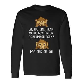 Ja Wo Sind Denn Meine Bekloppten Kollegen Work Langarmshirts - Geschenkecke