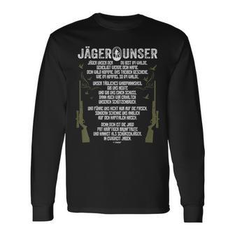 Jäger Unser Jägerunser Hunting Langarmshirts - Geschenkecke