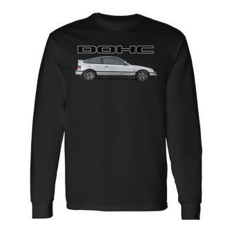 Jdm Car Cr-X Si Luke B16 Dohc Langarmshirts - Geschenkecke