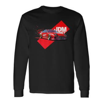 Jdm Drift Car Retro Japan Nippon Tuning Langarmshirts - Geschenkecke