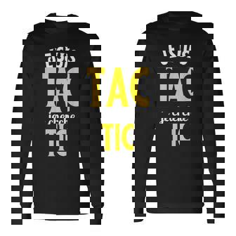Je Suis Tac Je Cherche Tic Déguisement Duo Tic Et Tac T-shirt à manches longues - Cadeauxyz