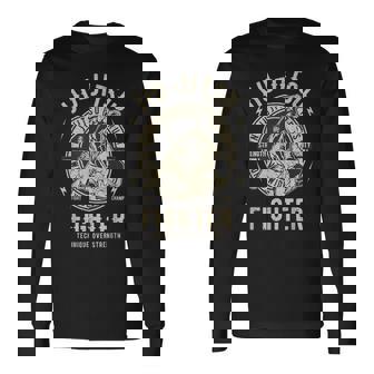 Jiu Jitsu Camicia Bjj T Brasiliana Jiu Jitsu Fighter Maglietta a maniche lunghe - Novitaregali