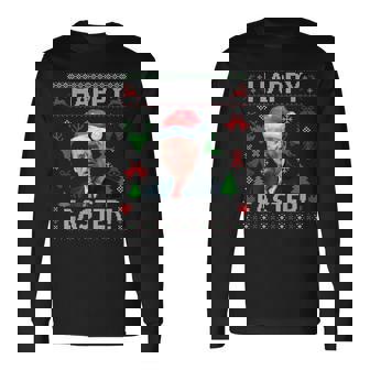 Joe Biden Ugly Christmas Sweater Biden Christmas Sweater Long Sleeve T-Shirt | Mazezy
